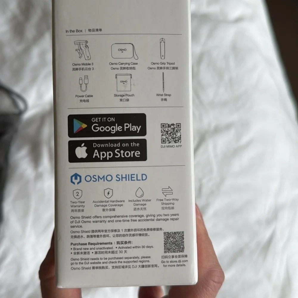 DJI Osmo 3 Combo Kit Stabalizier Gimbal for Smartphone - Original Box Included